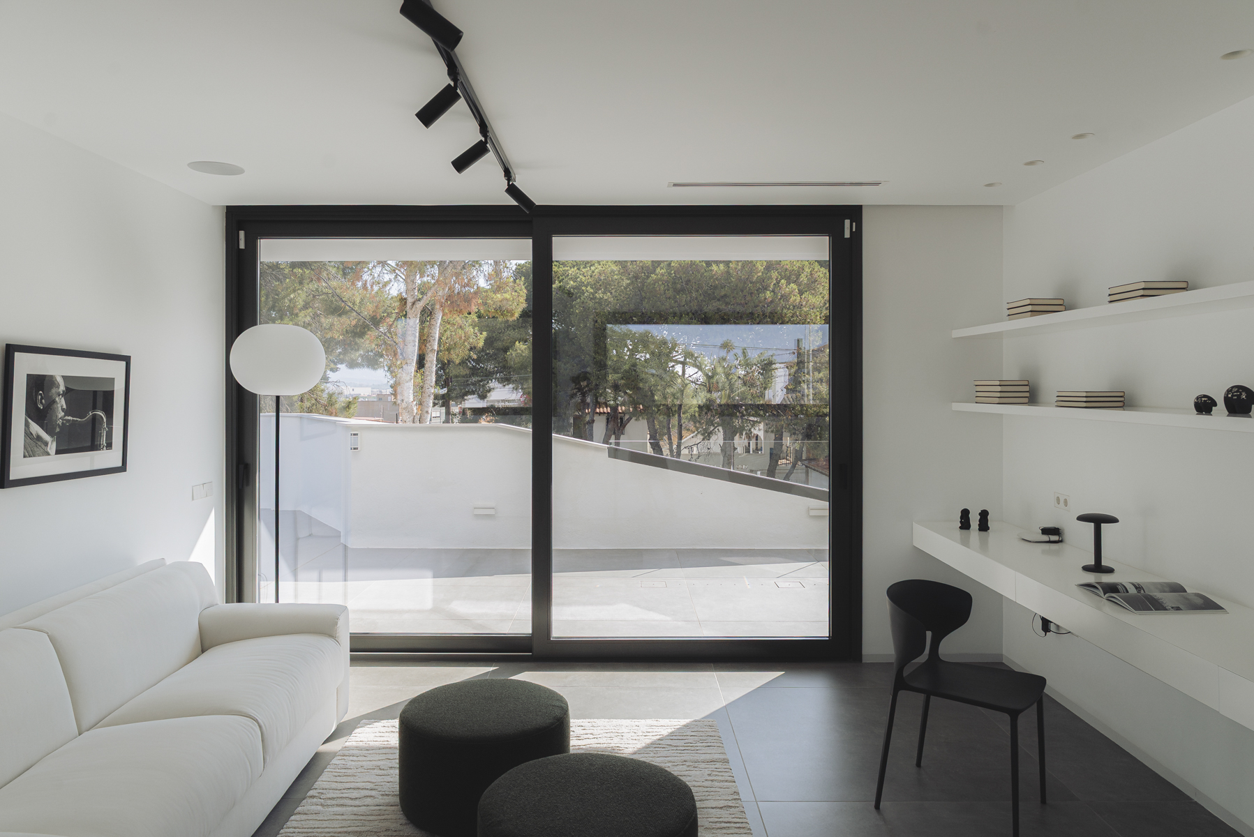 despacho en casa moderna en Valencia