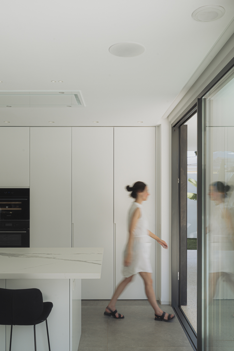 cocina en casa moderna en Valencia