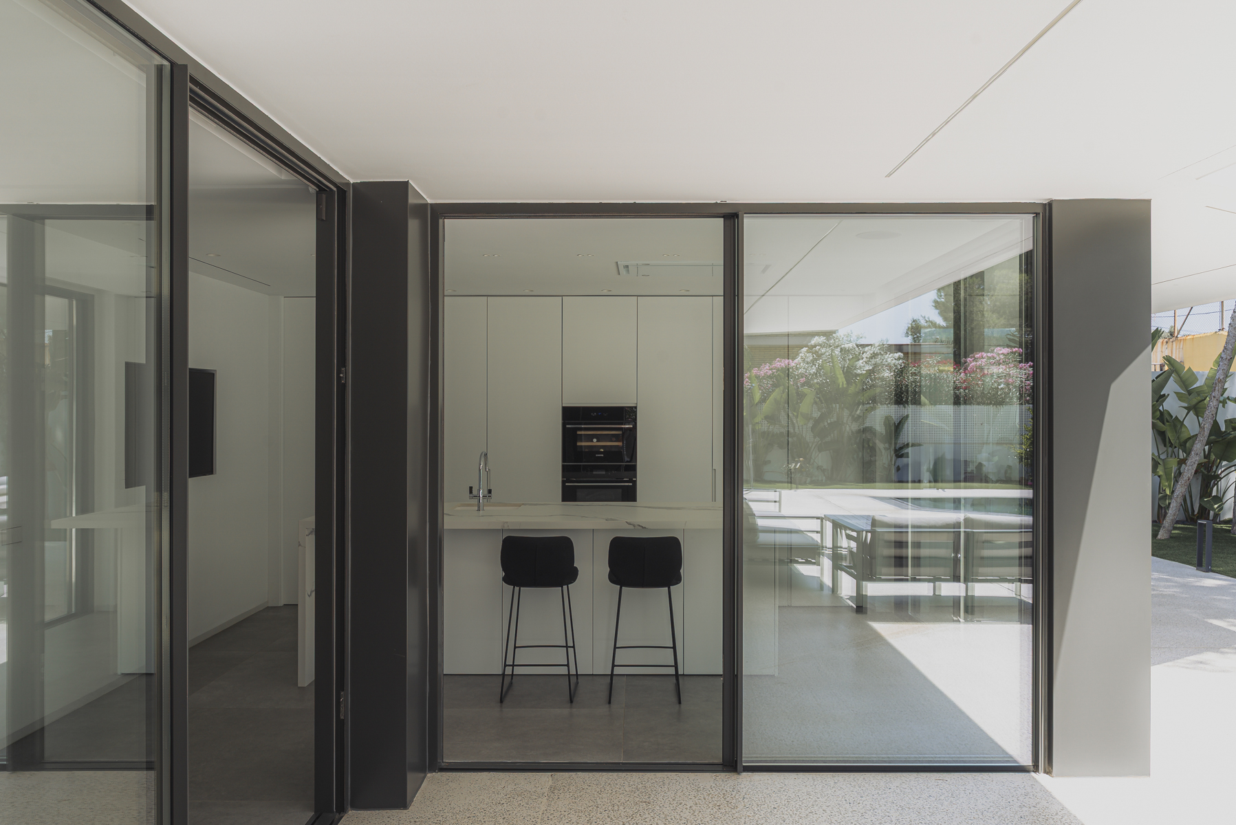 cocina en casa moderna en Valencia