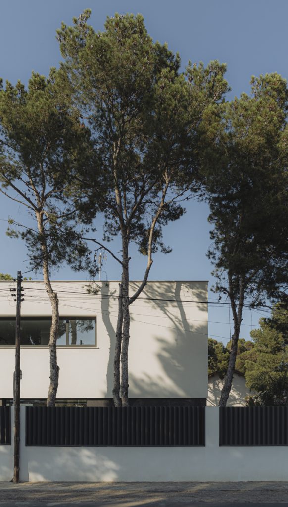 casa moderna en Valencia entre pinos