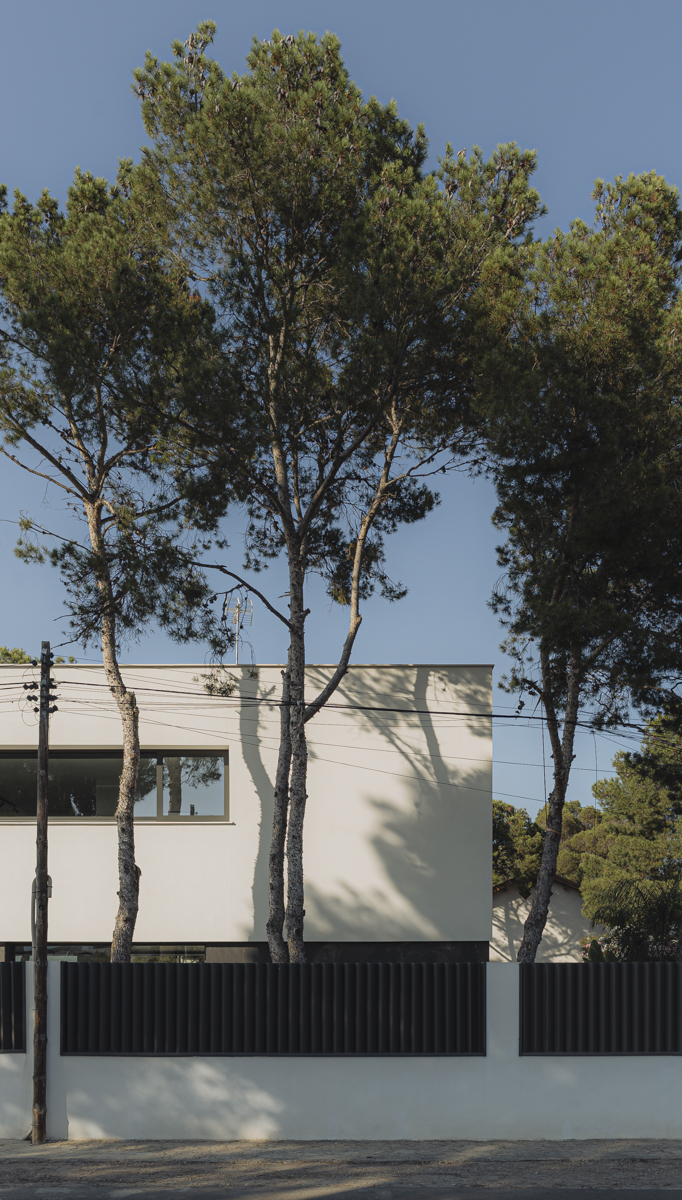 casa moderna en Valencia entre pinos